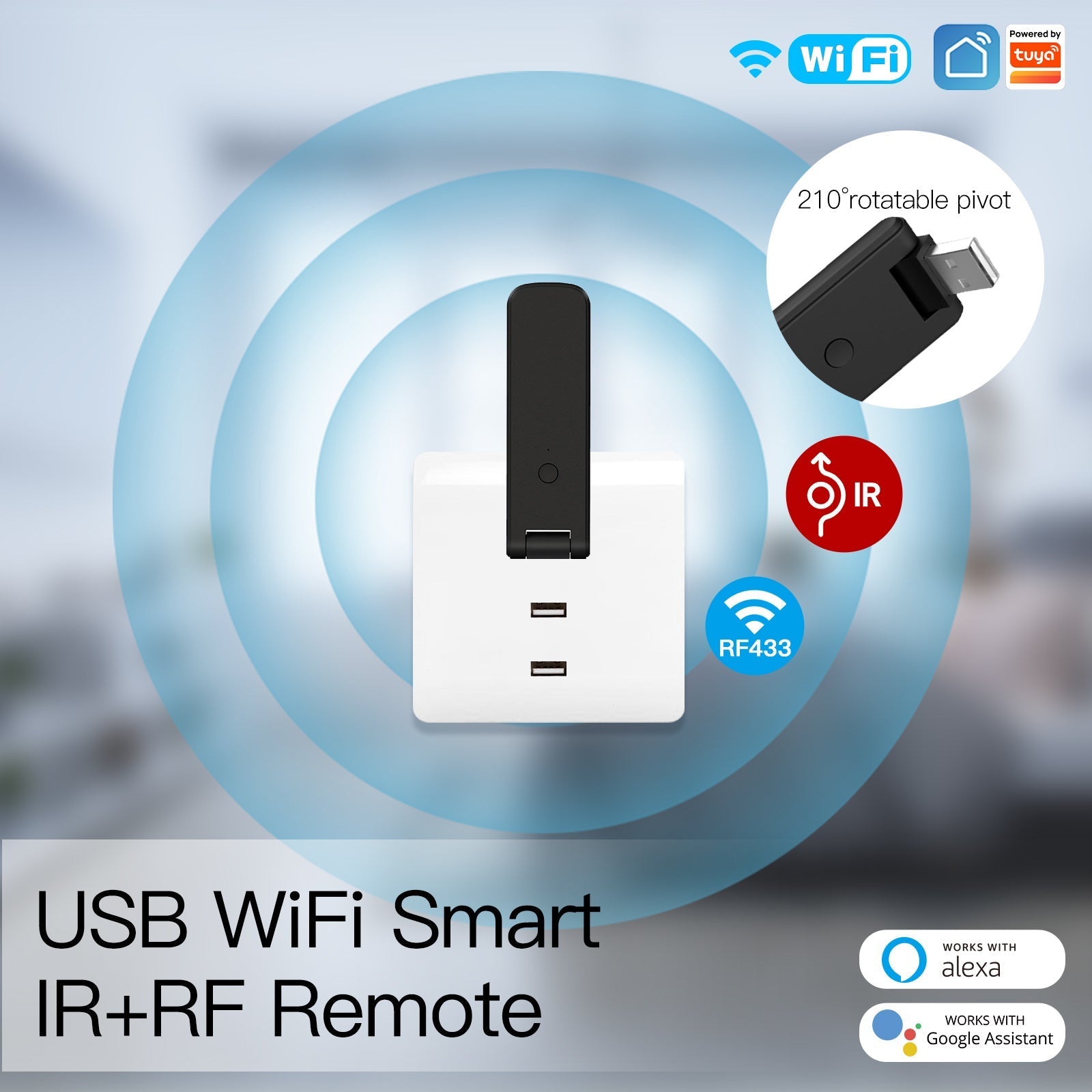 MOES WiFi USB Smart IR RF Wireless Universal Remote Controller