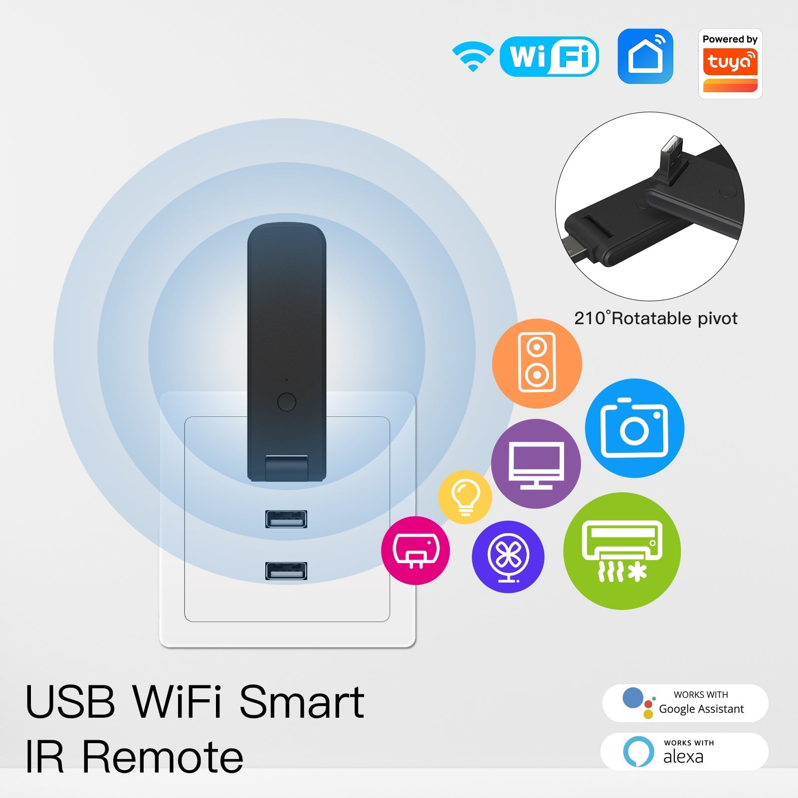 MOES WiFi USB Smart IR RF Wireless Universal Remote Controller