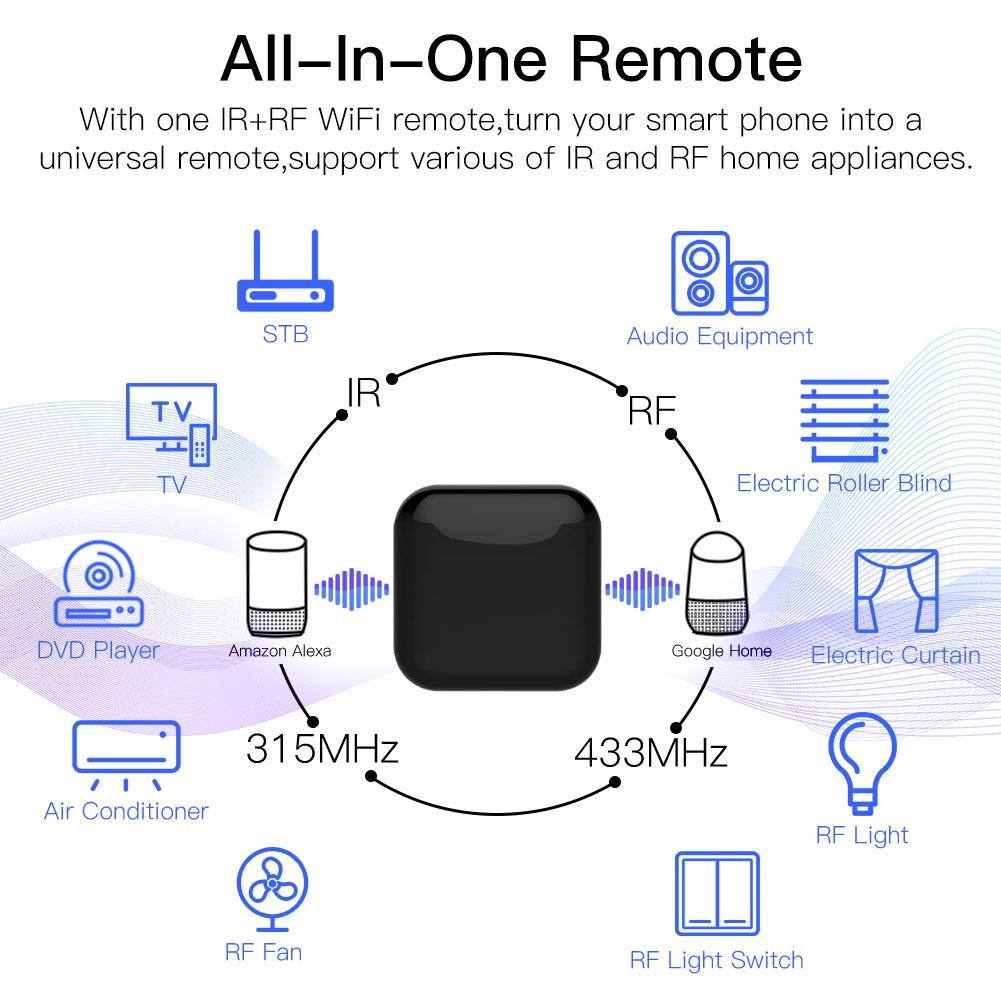 Newest Smart WiFi RF IR Universal Remote Controller  Blaster Appliances