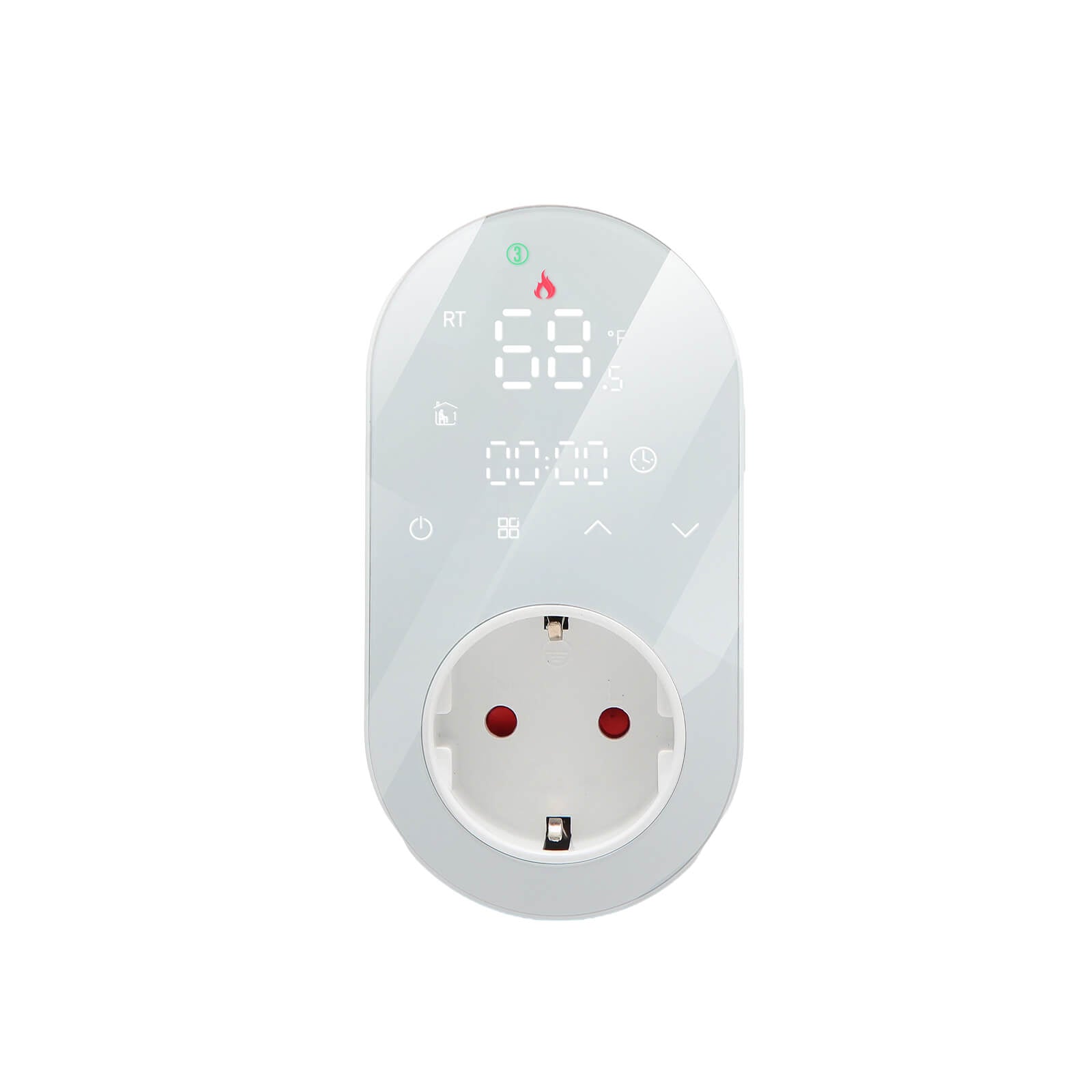 Programmable Smart WiFi LED Thermostat Plug Outlet Wireless Electric Plug-in Thermostat Socket