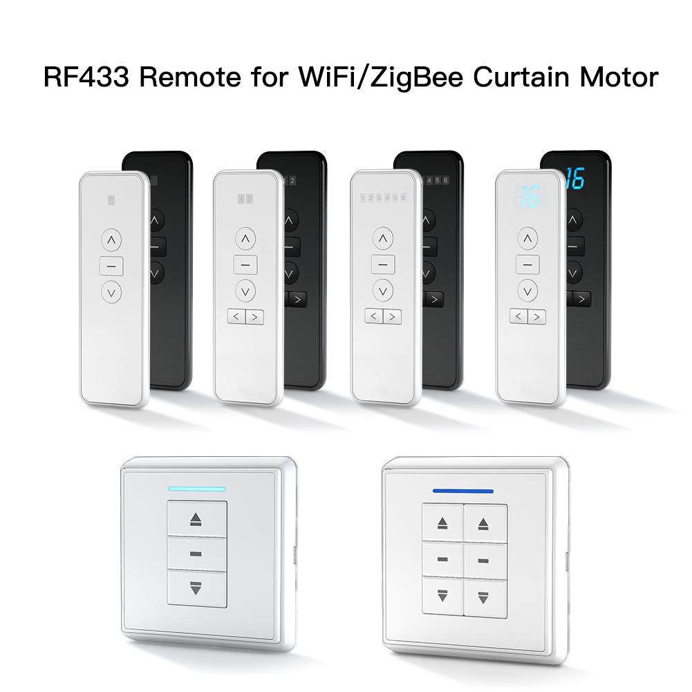 RF433 Remote Emitter For Controlling WiFi /ZigBee Curtain Motor