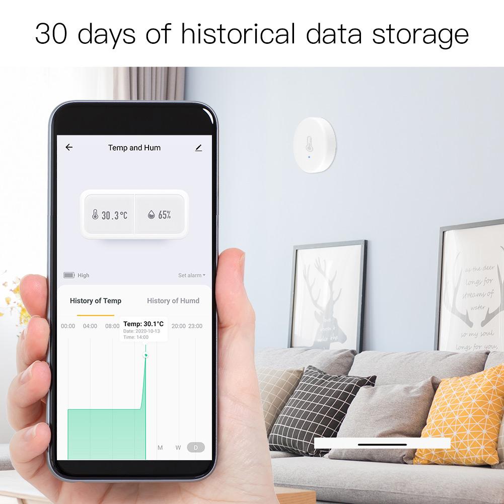 Tuya ZigBee Smart Temperature And Humidity Sensor 2MQTT Setup Available Battery Powered