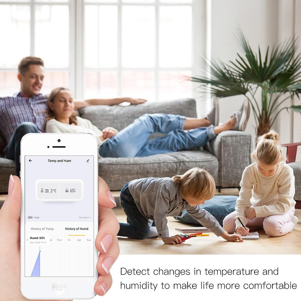 Tuya ZigBee Smart Temperature And Humidity Sensor 2MQTT Setup Available Battery Powered