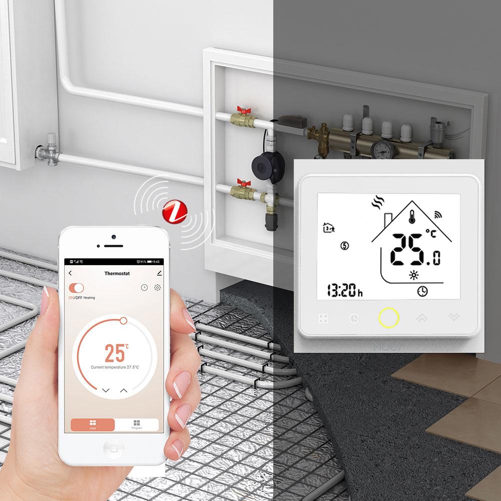 ZigBee Smart Thermostat Programmable Temperature Controller for Water Floor Heating