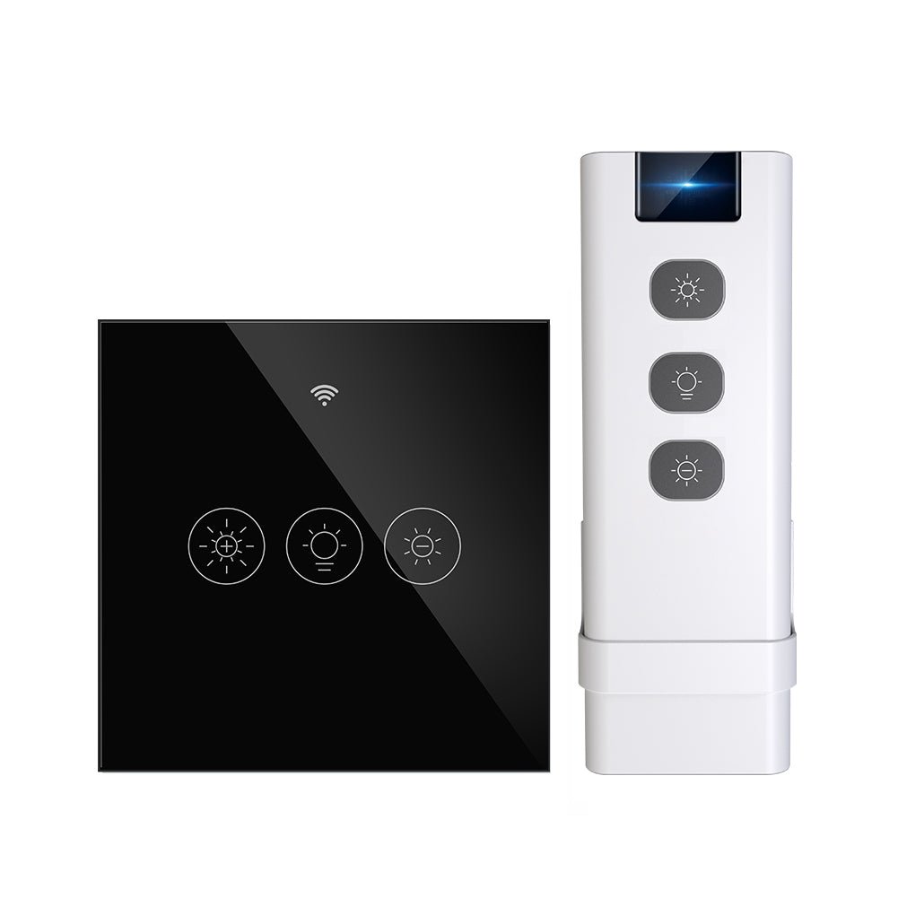 WiFi Smart Light Dimmer Switch RF433 Glass Touch Switch EU