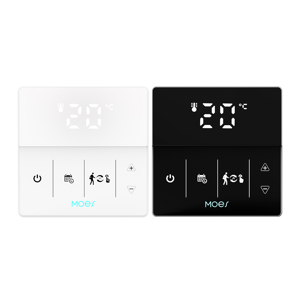 WiFi Smart Programmable Thermostat Electric Underfloor Heating Touch Screen Temperature Controller Logo Color Adjustable