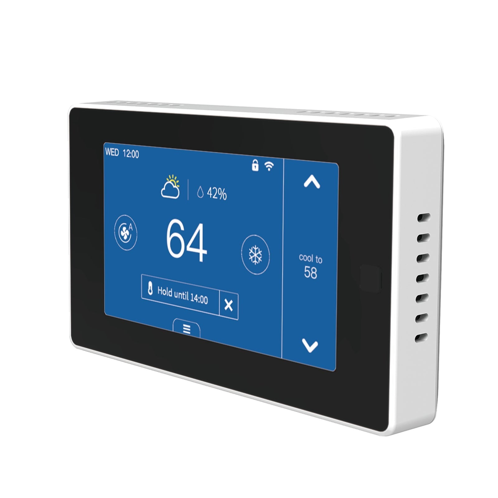 WiFi Smart Home Thermostat Programmable Touchscreen 7 Day/4 Periods Timer with Zone Remote Sensor, C-wire Required 24VAC